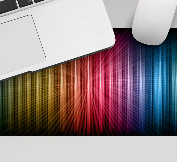 Alfombrilla ratón textura olas de color vibrante - TenVinilo