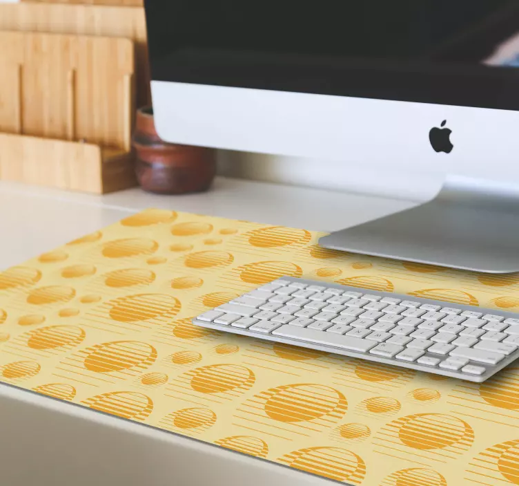 Alfombrilla ratón textura patrón circular - TenVinilo