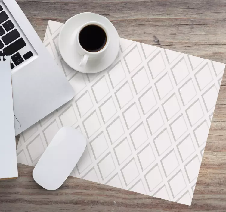 Alfombrilla ratón textura patrón de diamantes geométrico - TenVinilo