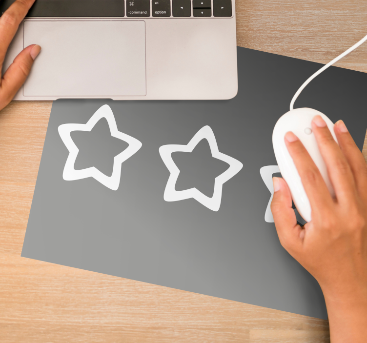 Alfombrilla ratón textura estrellas con estilo - TenVinilo