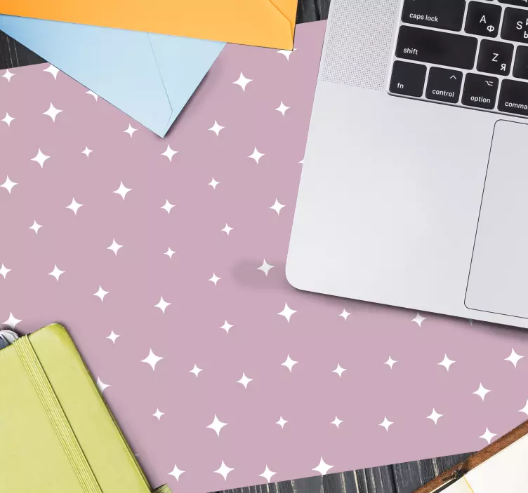 Alfombrilla ratón textura patrón de estrellas brillantes - TenVinilo