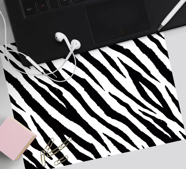 Alfombrilla ratón textura patrón de rayas gruesas - TenVinilo