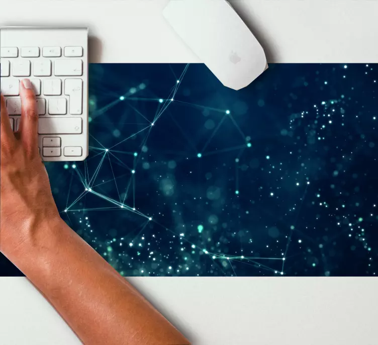 Alfombrilla ratón textura patrón inspirado en tecnología - TenVinilo