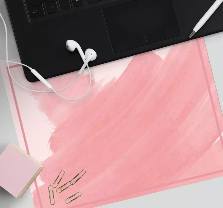 Alfombrilla ratón textura pinceladas suaves - TenVinilo