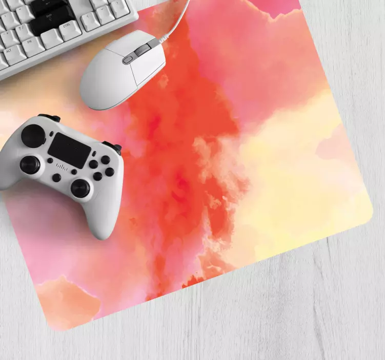Alfombrilla ratón textura remolino abstracto colorido - TenVinilo