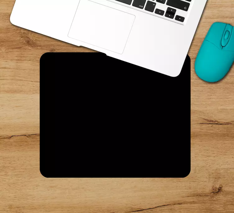 Alfombrilla ratón textura superficie negra minimalista - TenVinilo
