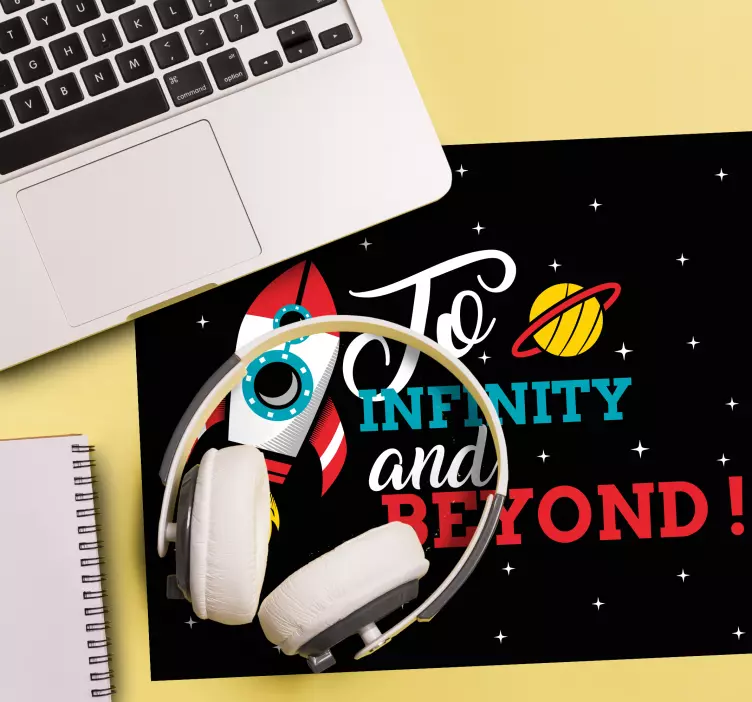 Alfombrilla ratón original Hasta el infinito y más allá - TenVinilo
