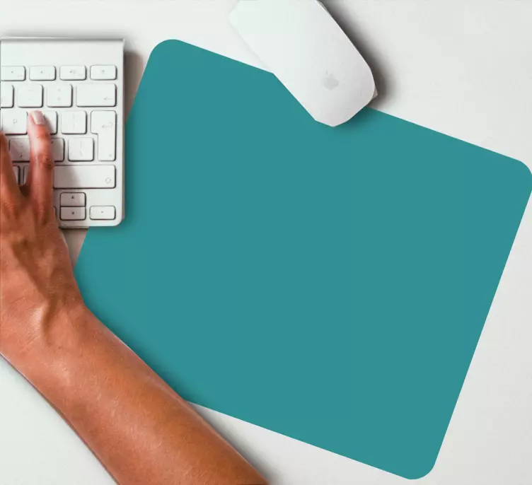 Color turquesa más alfombrillas de ratón - TenVinilo