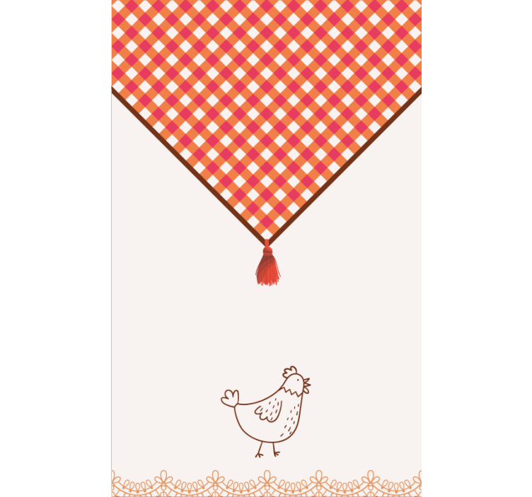 Estor enrollable cocina estilo rural tradicional - TenVinilo