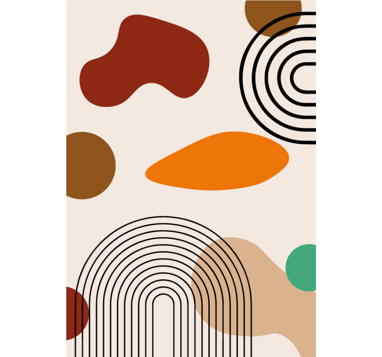 Estor enrollable baño colores y estilo boho - TenVinilo