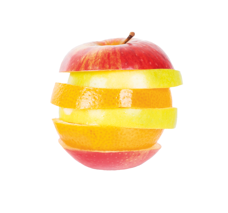 Estor enrollable cocina manzana cortada - TenVinilo