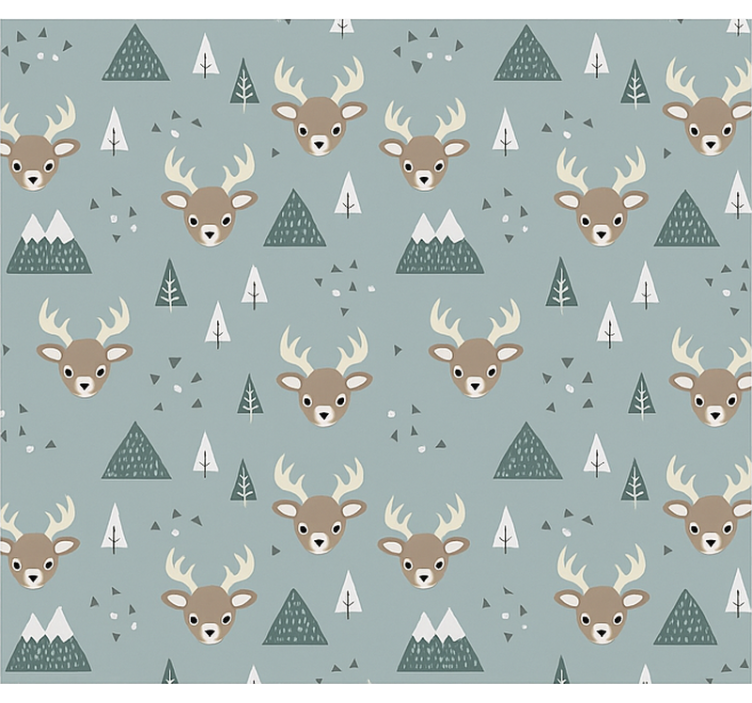 Estor enrollable infantil diseño nórdico querido - TenVinilo