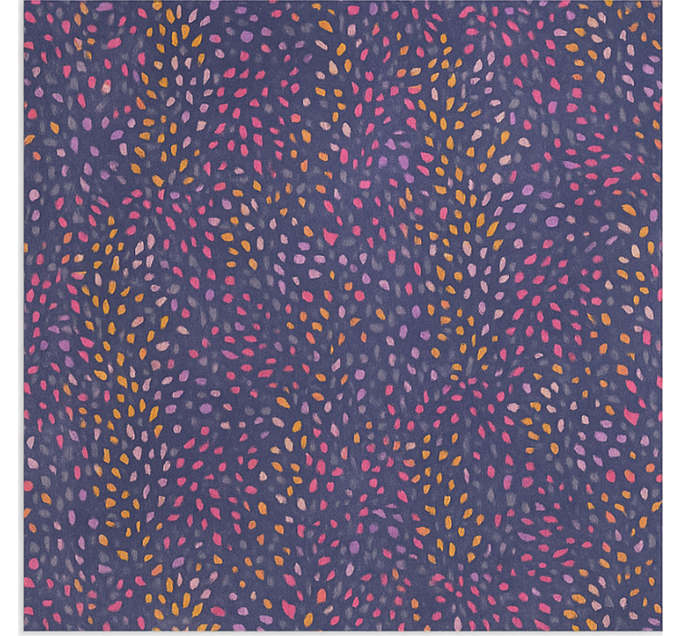 Estor habitación matrimonio patrón floral abstracto - TenVinilo