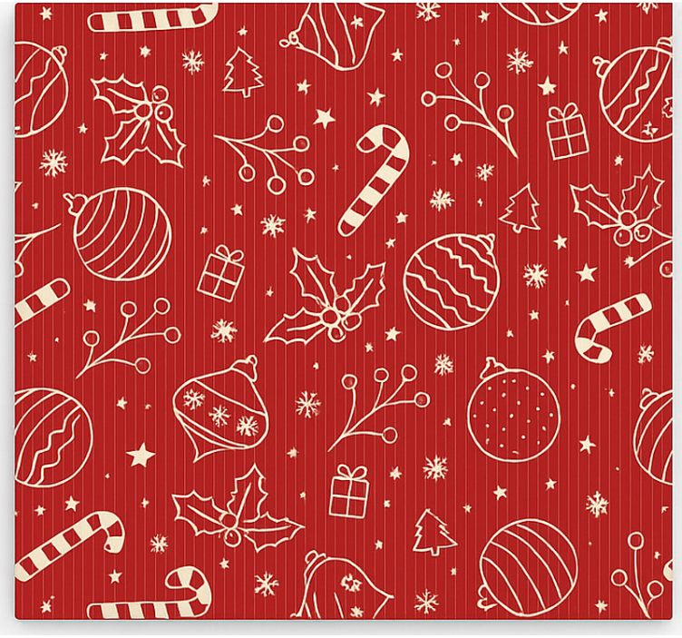 Estor enrollable salón patrón de petirrojos - TenVinilo