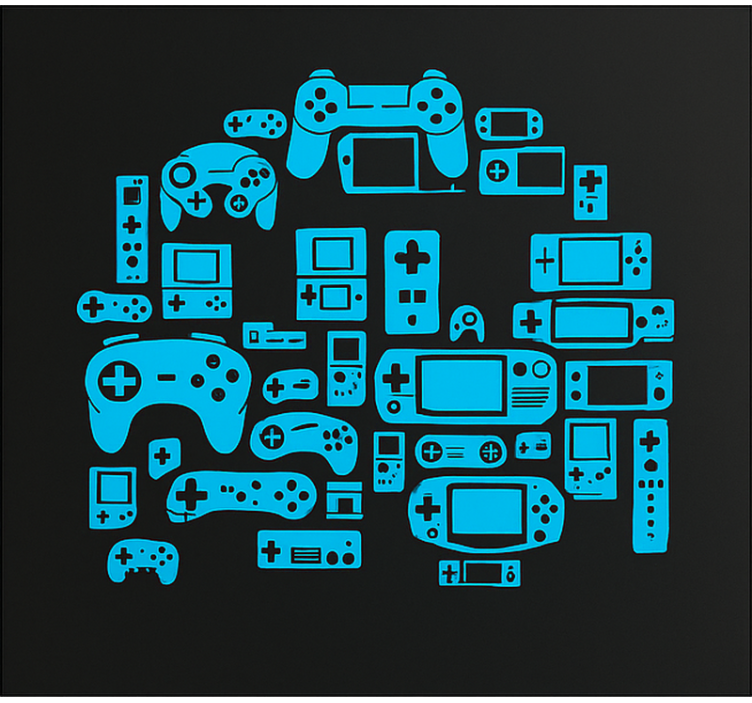 Estor enrollable gamer robot controlador de juegos - TenVinilo