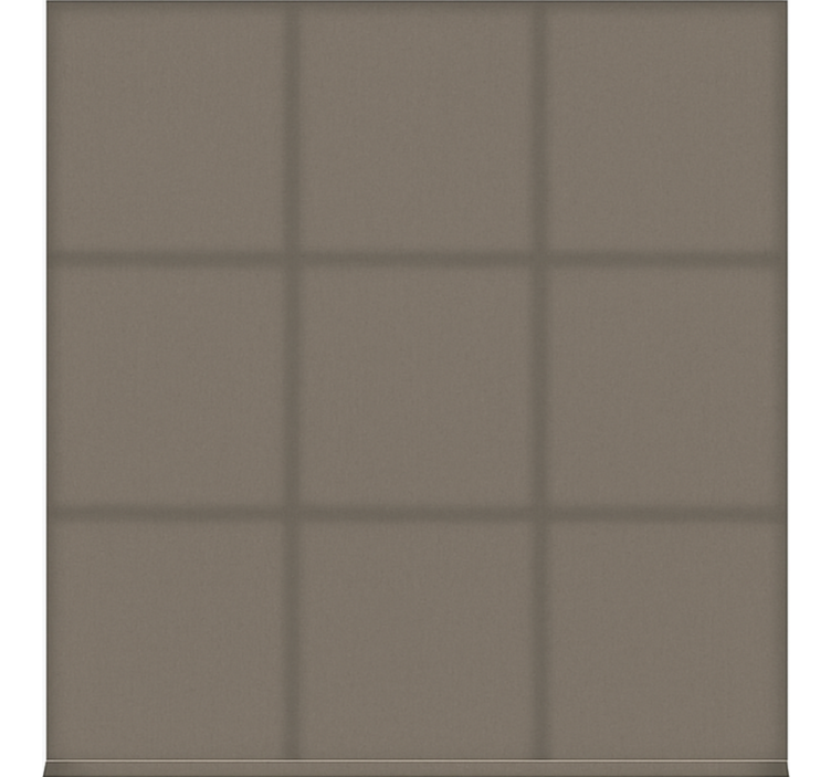 Estor enrollable comedor monocolor marrón frío - TenVinilo