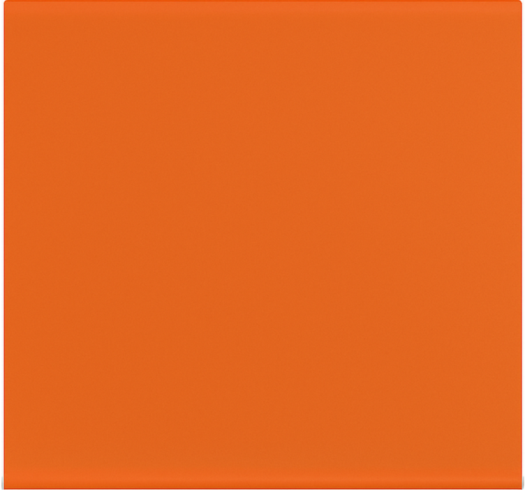 Estor enrollable comedor monocromático naranja quemado - TenVinilo