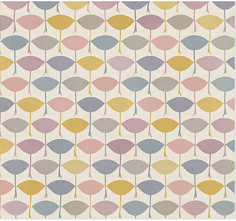 Estor estilo nórdico colibríes coloridos - TenVinilo