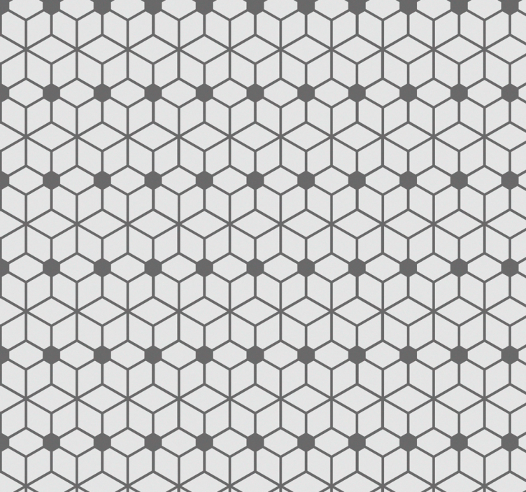 Estor enrollable baño diseño de azulejos hexagonales - TenVinilo