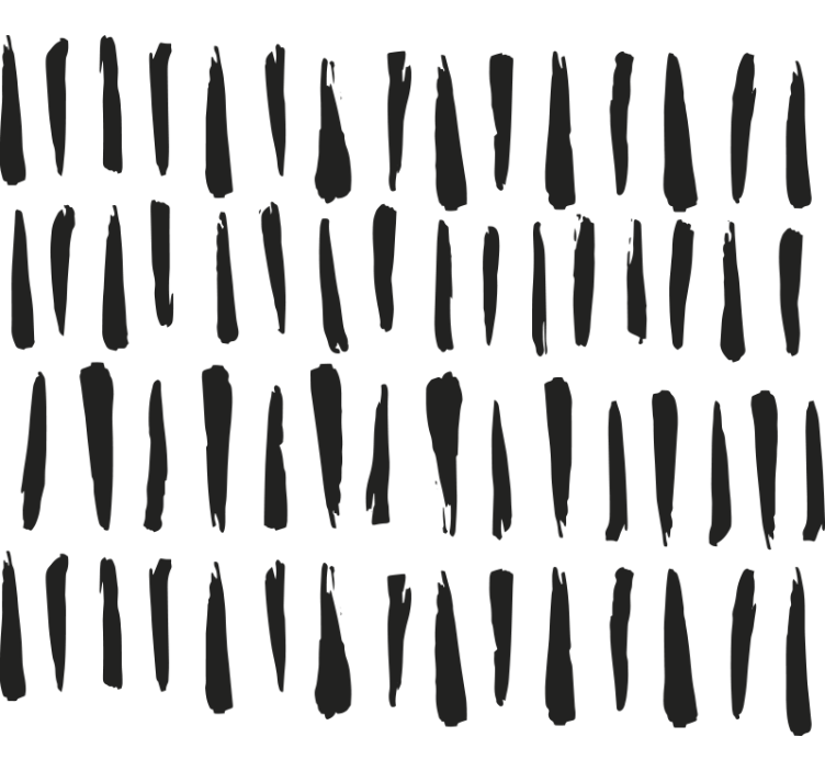 Estor enrollable baño rayas negras elegantes - TenVinilo