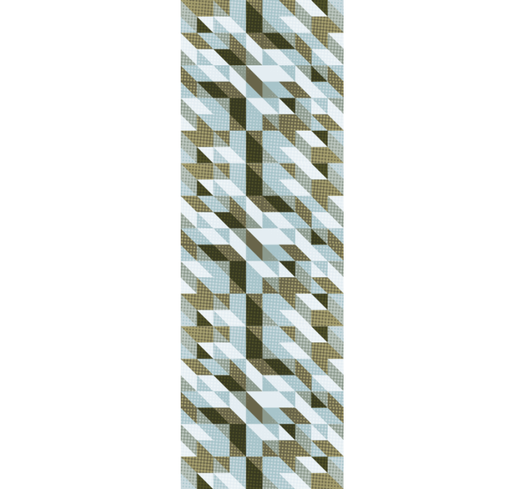 Estor enrollable despacho triángulos modernos - TenVinilo