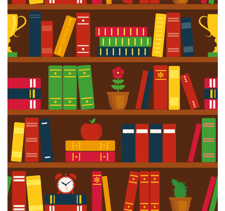 Estor enrollable despacho biblioteca en casa - TenVinilo