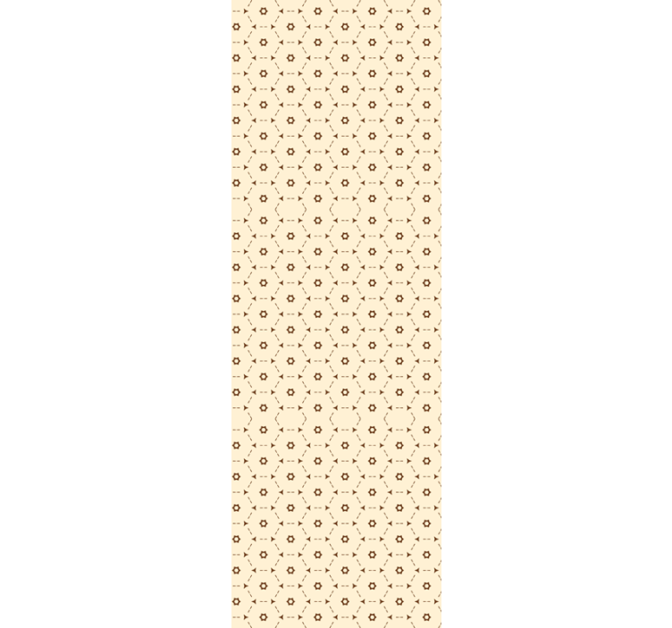 Estor enrollable despacho patrón hexagonal abstracto - TenVinilo