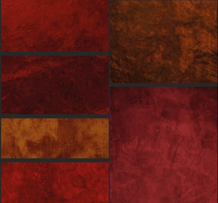 Estor enrollable despacho diseño de parches texturizados - TenVinilo