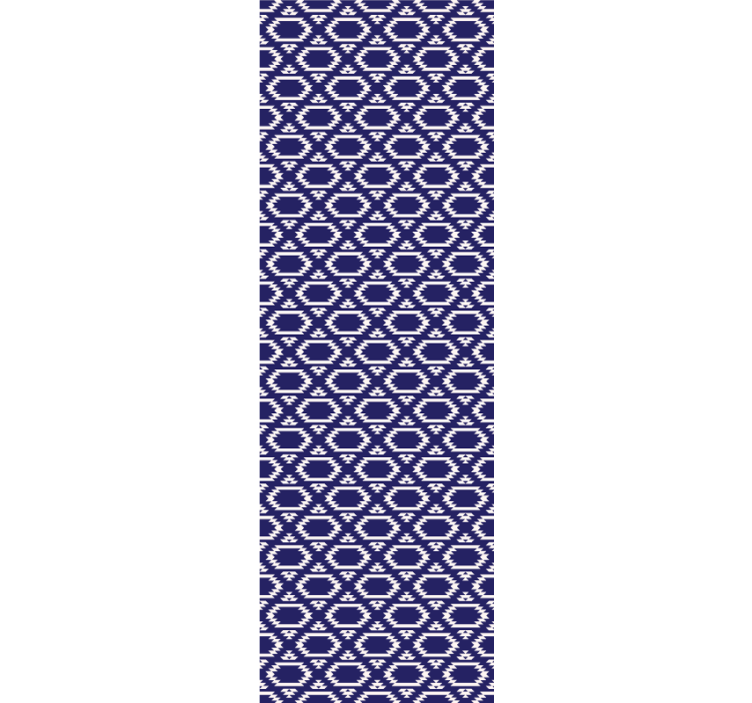 Estor enrollable comedor formas hexagonales geométricas - TenVinilo