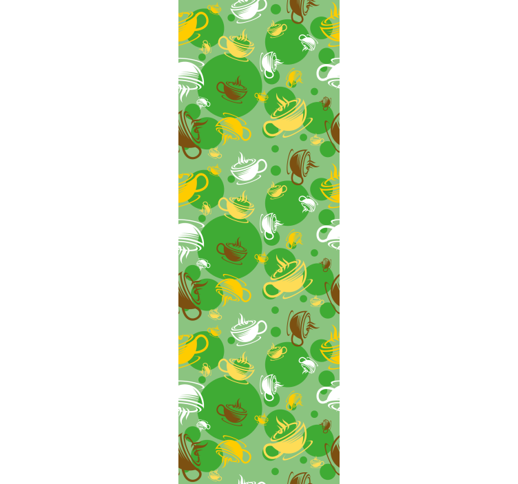 Estor enrollable cocina colección tazas de café - TenVinilo