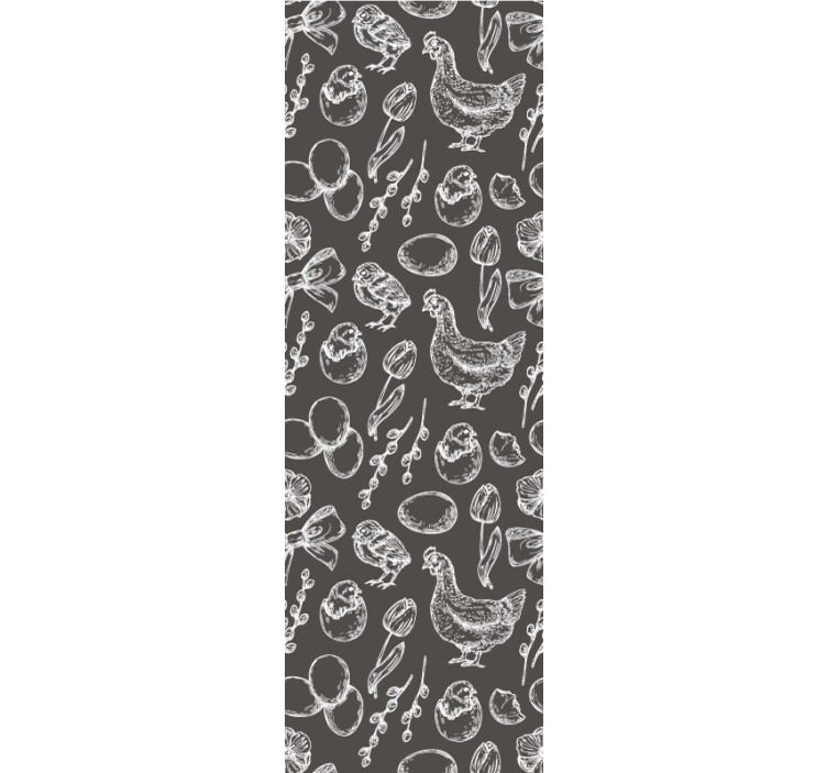 Estor enrollable cocina dibujo de cocina rústica - TenVinilo