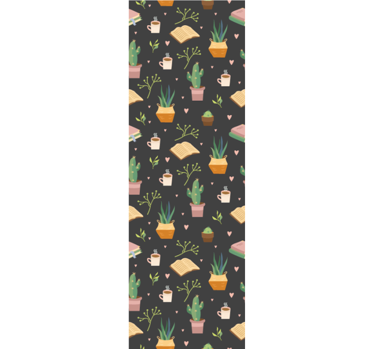 Estor enrollable cocina café y libros - TenVinilo