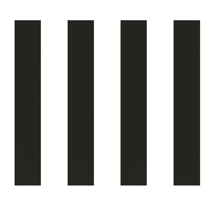 Estor enrollable cocina rayas blancas y negras - TenVinilo