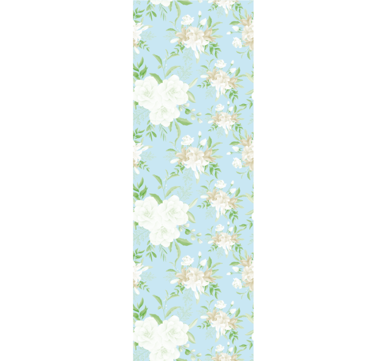 Estor enrollable comedor estilo grandmillennial floral - TenVinilo