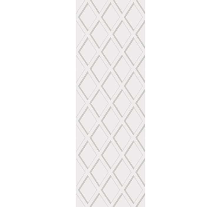 Estor enrollable comedor patrón rombos 3d hamptons - TenVinilo