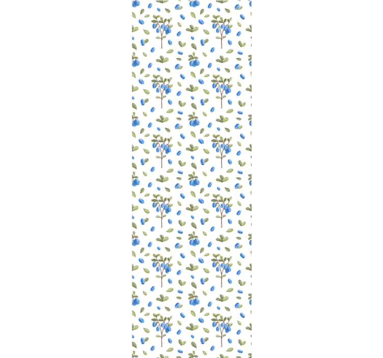 Estor enrollable comedor patrón botánico floral - TenVinilo