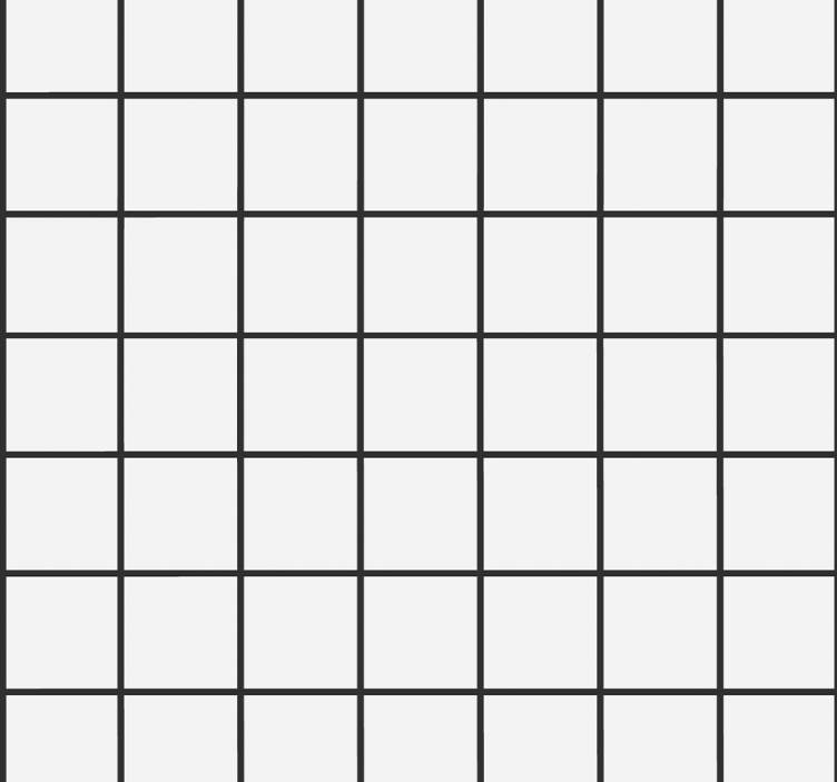 Estor enrollable comedor tablero de ajedrez desigual - TenVinilo