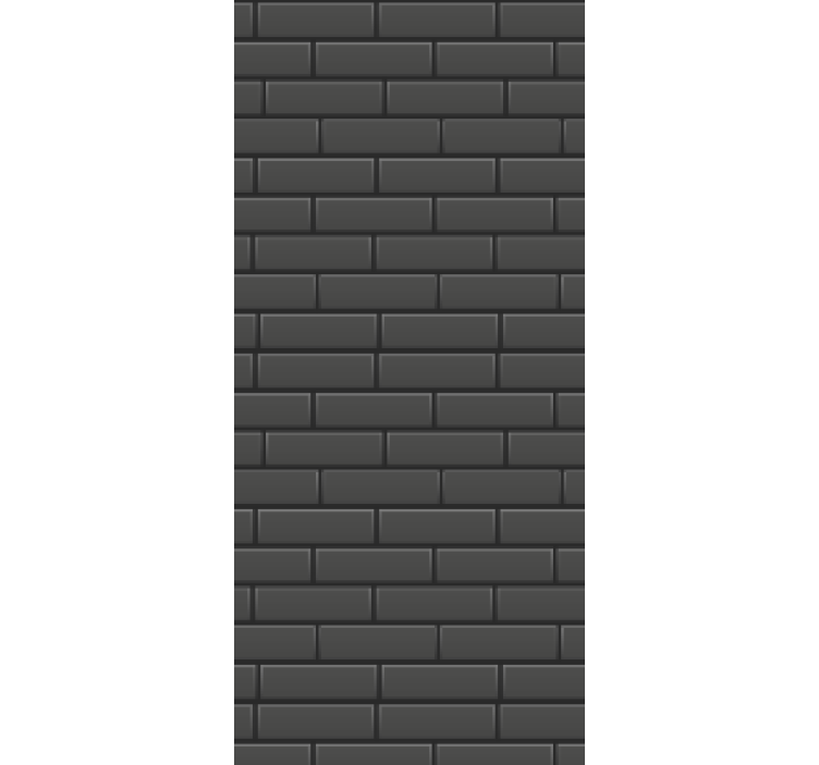 Estor enrollable comedor textura de bloque de hormigón - TenVinilo