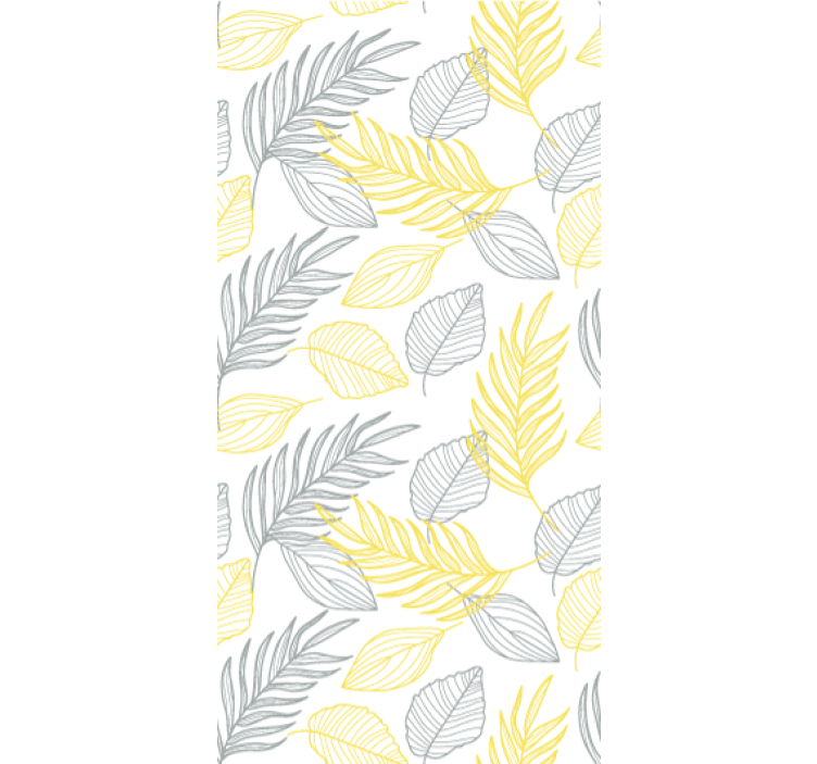 Estor enrollable comedor hojas pantone - TenVinilo