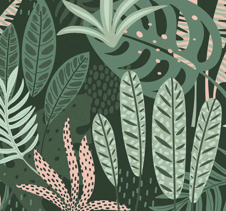 Estor enrollable comedor palmeras de verano - TenVinilo