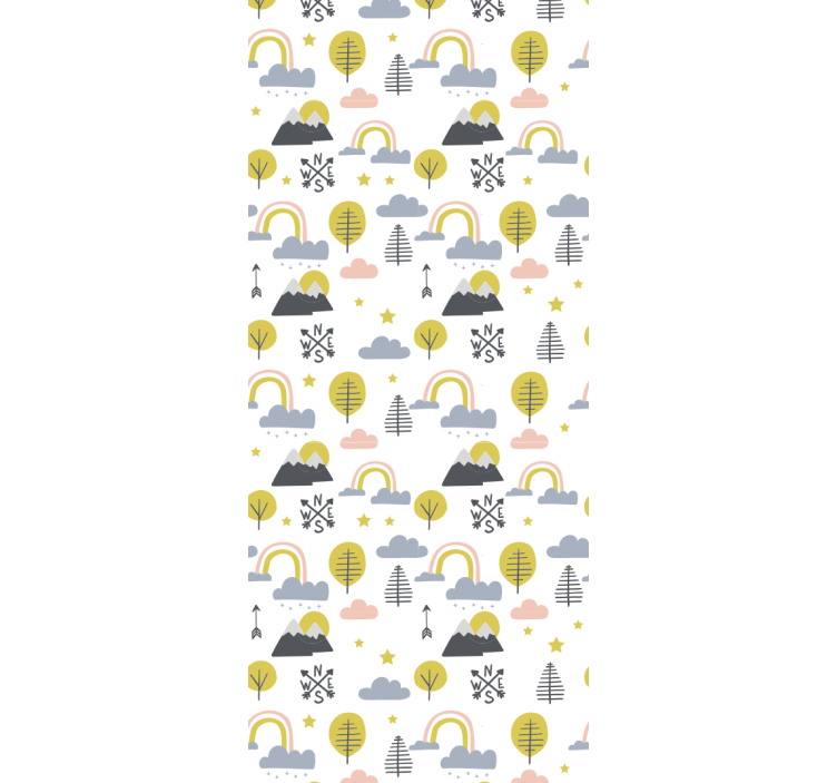 Estor enrollable infantil escena de naturaleza divertida - TenVinilo