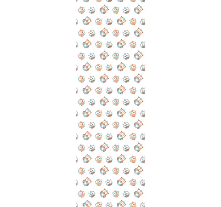 Estor enrollable infantil patrón de búhos - TenVinilo