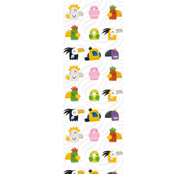 Estor enrollable infantil mural de monstruo alegre - TenVinilo