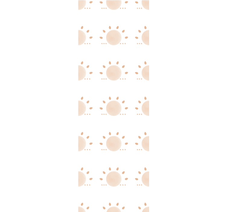 Estor enrollable infantil sol minimalista abstracto - TenVinilo