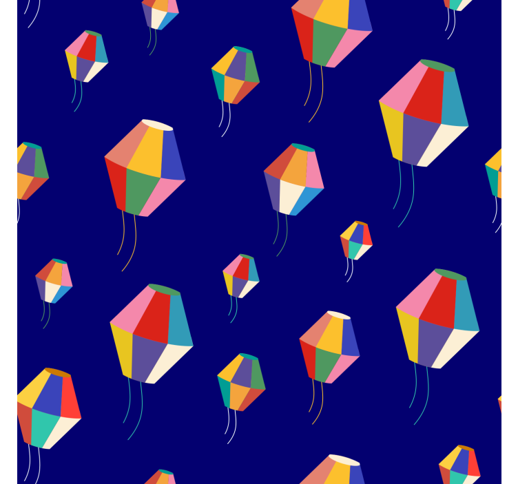 Estor enrollable infantil globos de aire caliente - TenVinilo