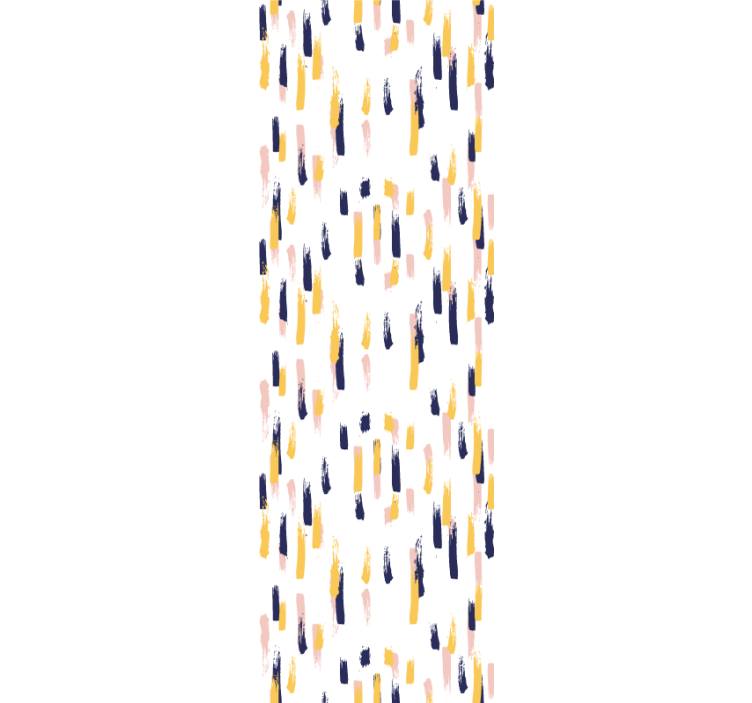 Estor enrollable infantil trazos modernos abstractos - TenVinilo