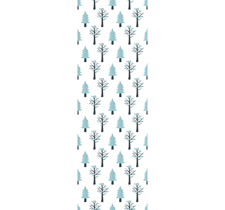 Estor enrollable infantil Árbol en la nieve - TenVinilo