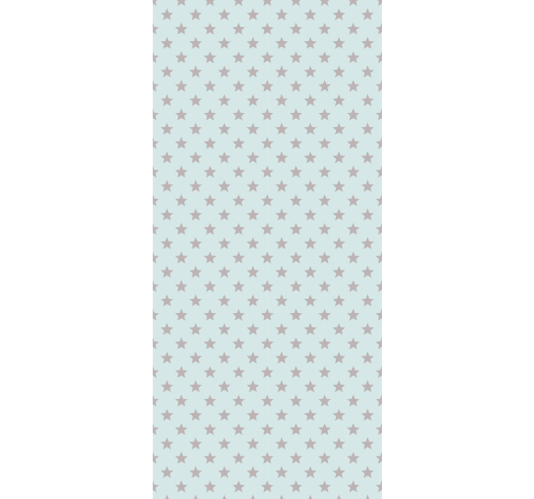 Estor enrollable infantil fondo azul con estrellas grises - TenVinilo