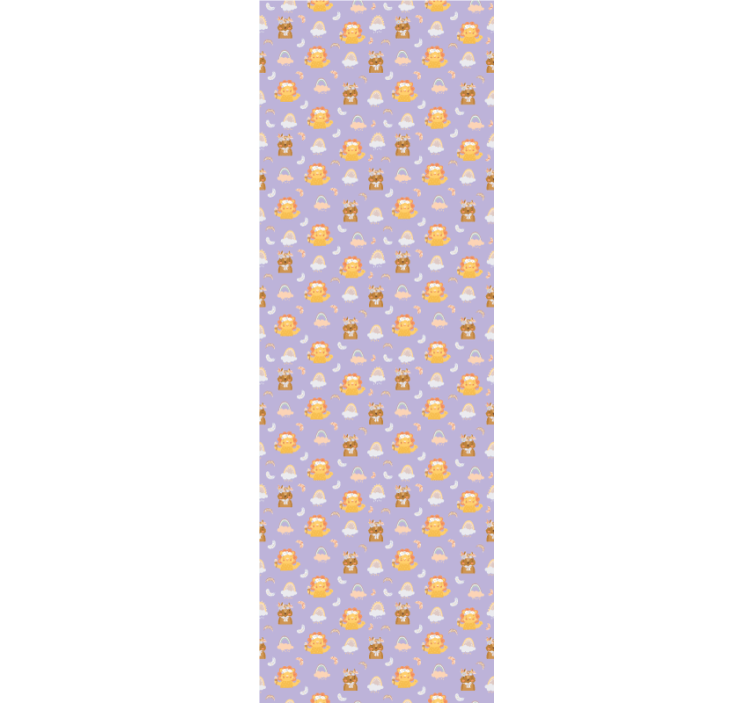 Estor enrollable infantil animales y arcoíris - TenVinilo