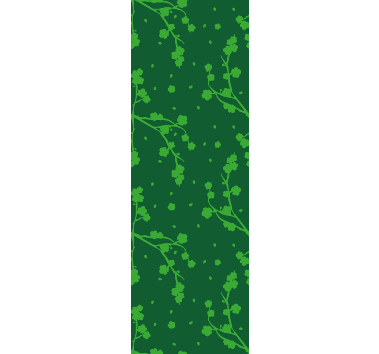 Estor enrollable infantil árboles y ramas verdes - TenVinilo